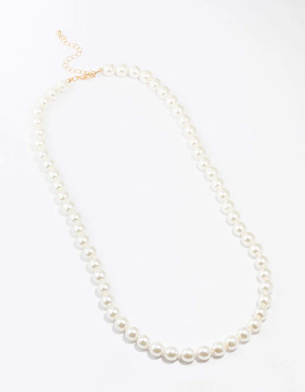 Gold Pearl Station Necklace sold by lovisa product image thumbnail 2
