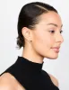 Gold Fine Textured Hoop Earrings sold by lovisa