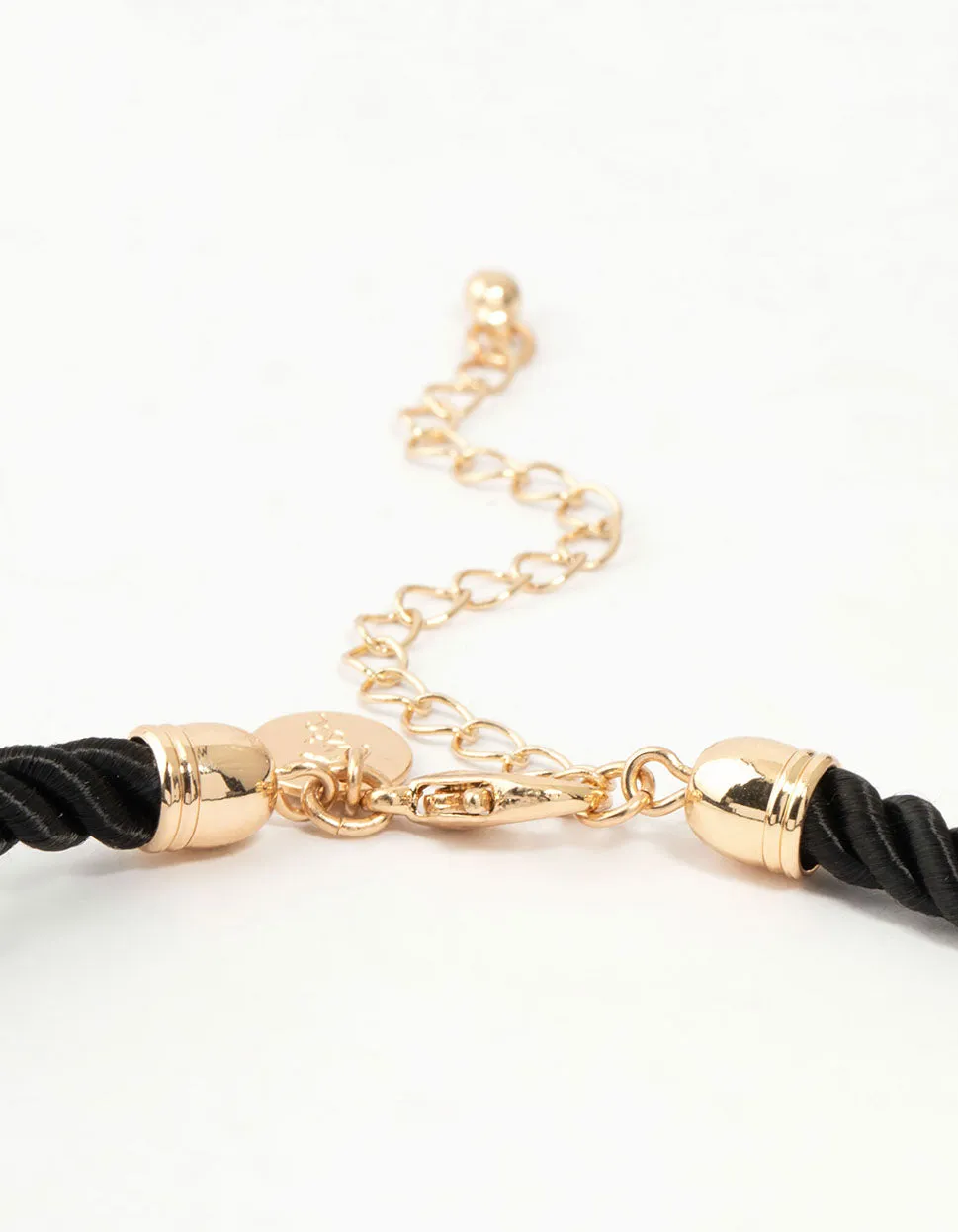 Gold Heart Clover Cord Necklace sold by lovisa product image thumbnail 5