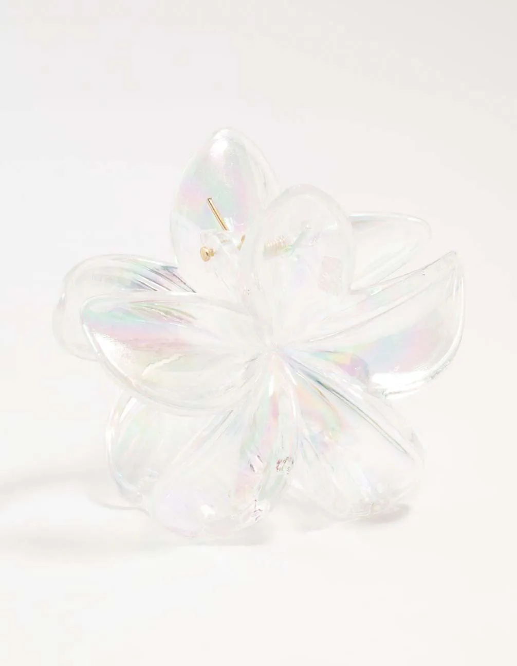 Iridescent Frangipani Hair Claw Clip sold by lovisa