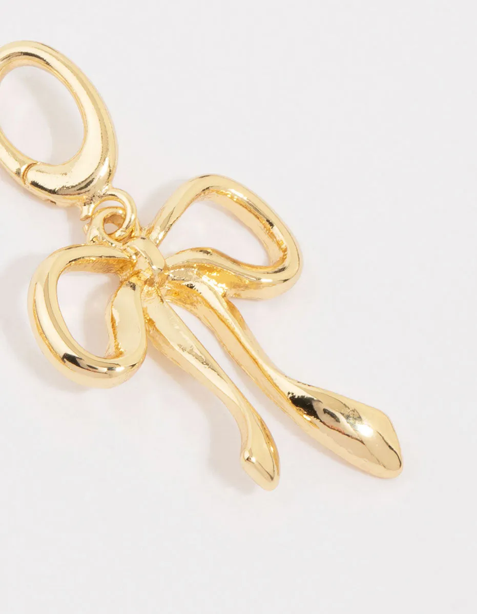 Gold Plated Bow & Heart Charms 3-Pack sold by lovisa product image thumbnail 3
