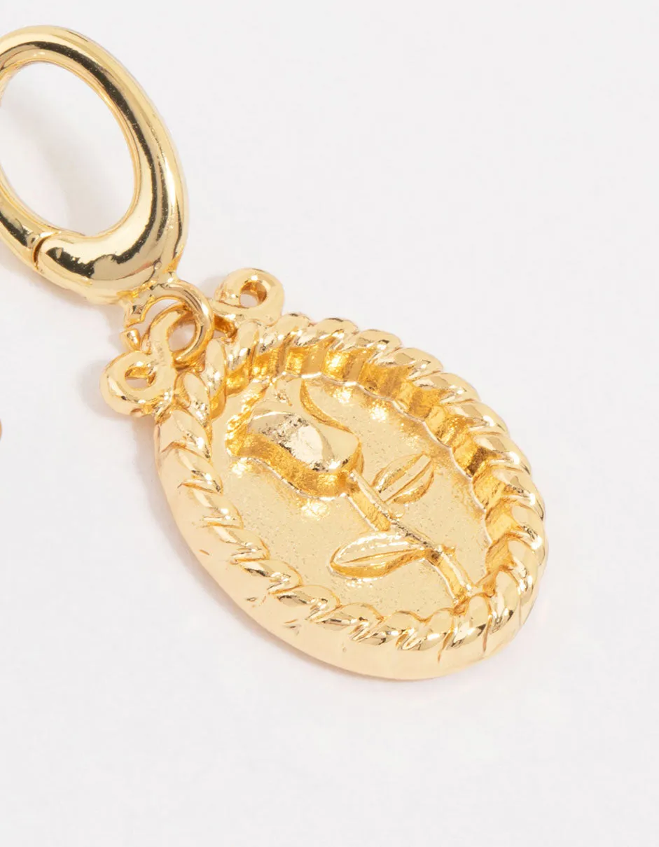 Gold Plated Pearl & Bow Charms 3-Pack sold by lovisa product image thumbnail 3