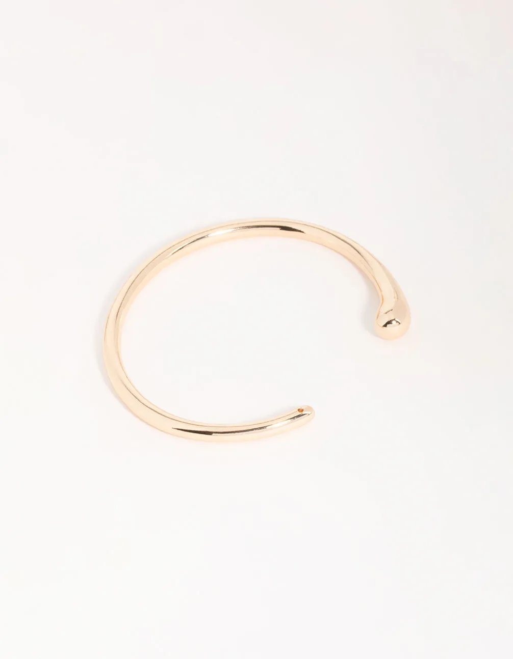 Gold Abstract Thin Wrist Cuff sold by lovisa