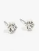 Silver Diamante Small Stud Earrings sold by lovisa