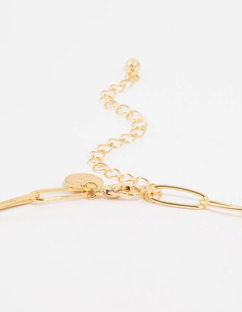 Gold Plated Fine Oval Link Necklace sold by lovisa product image thumbnail 5