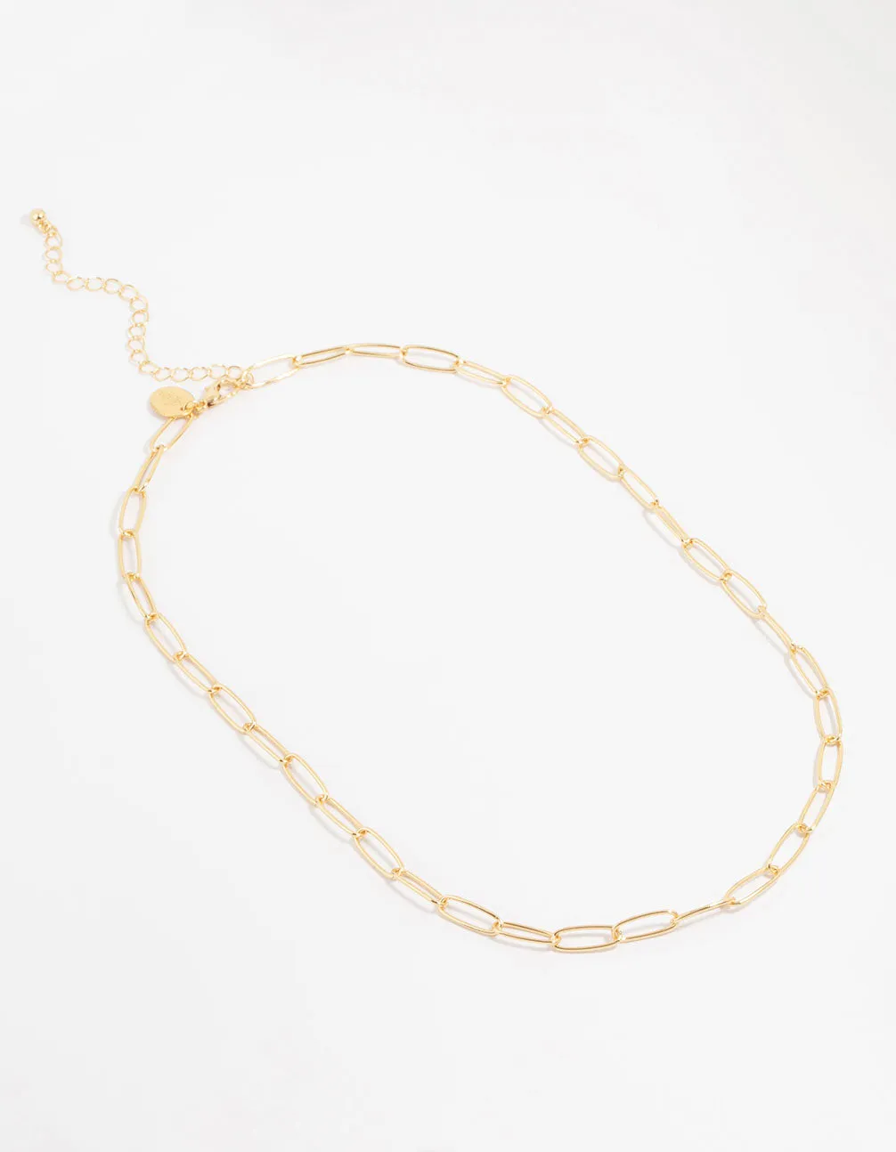 Gold Plated Fine Oval Link Necklace sold by lovisa product image thumbnail 4