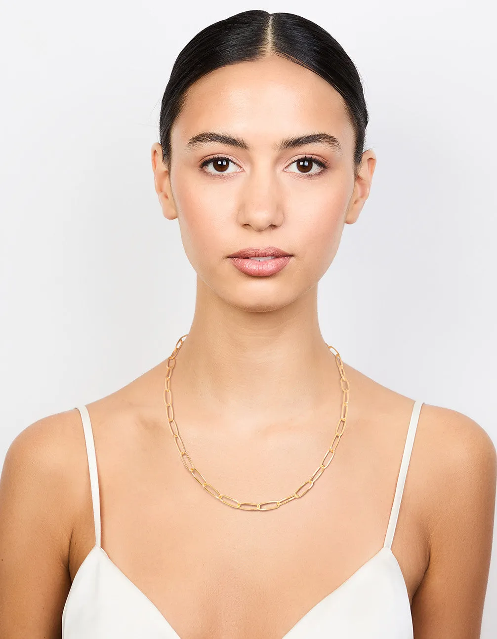 Gold Plated Fine Oval Link Necklace sold by lovisa product image thumbnail 3