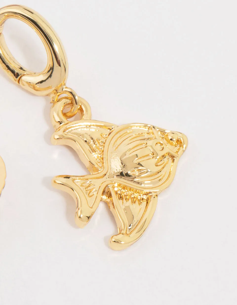 Gold Plated Shell & Starfish Charms 3-Pack sold by lovisa product image thumbnail 3