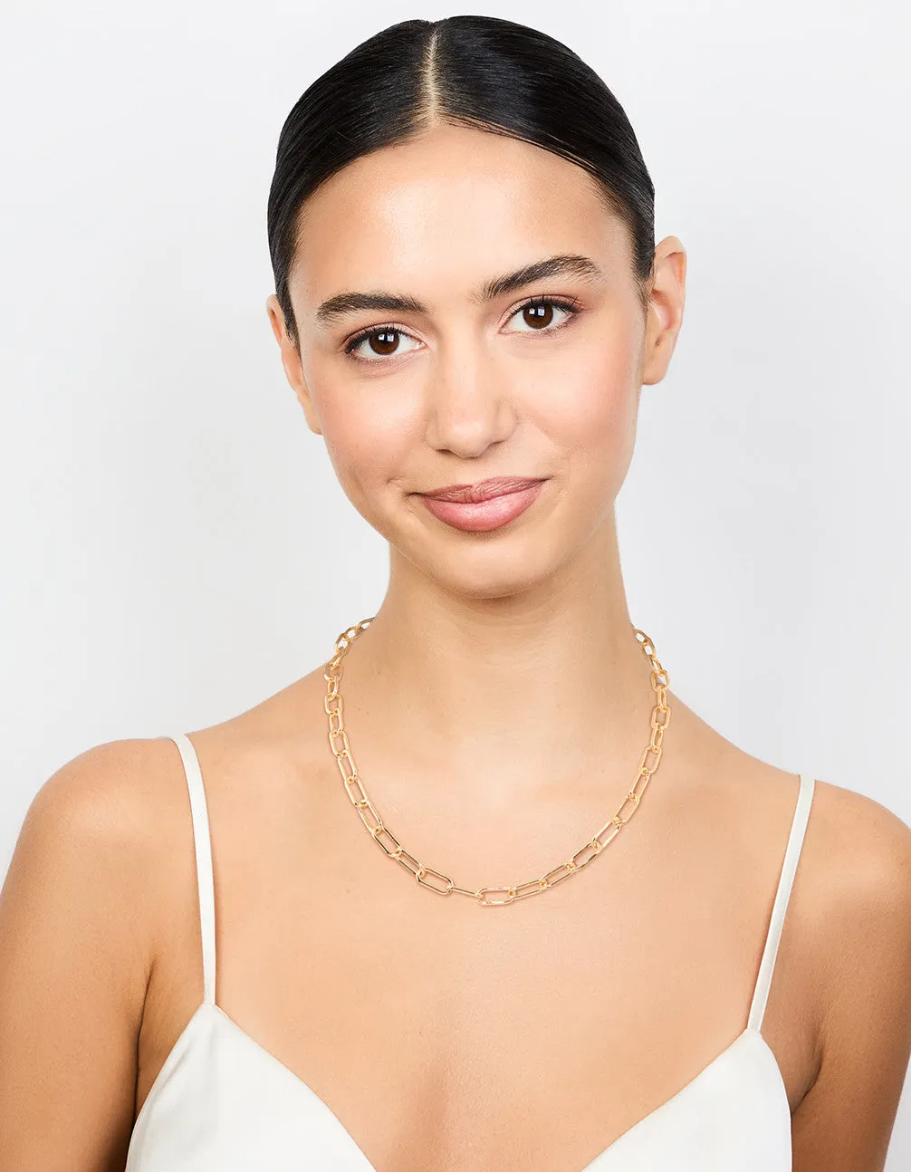 Gold Plated Oval Link Necklace sold by lovisa product image thumbnail 3
