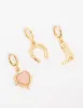Gold Plated Horseshoe & Heart Charms 3-Pack sold by lovisa