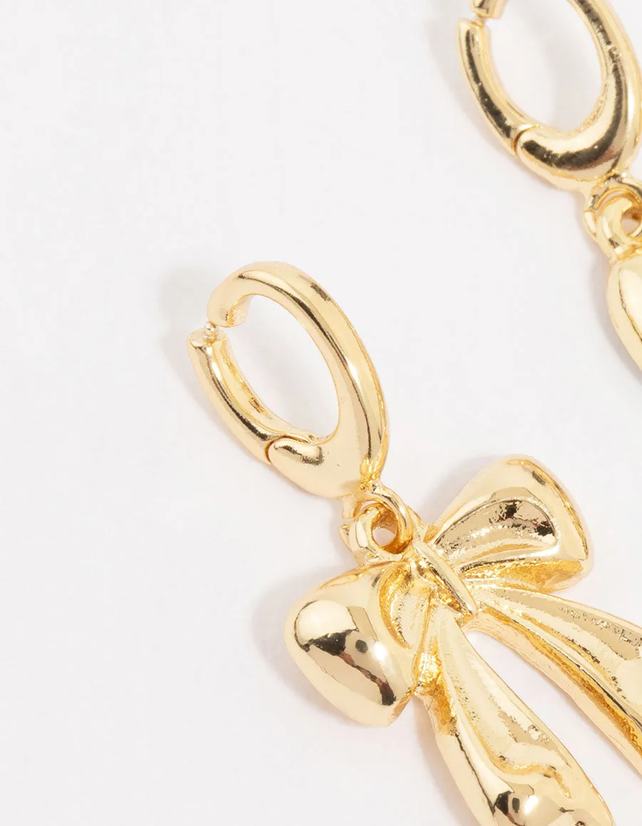 Gold Plated Chilli & Bow Charms 3-Pack sold by lovisa product image thumbnail 2