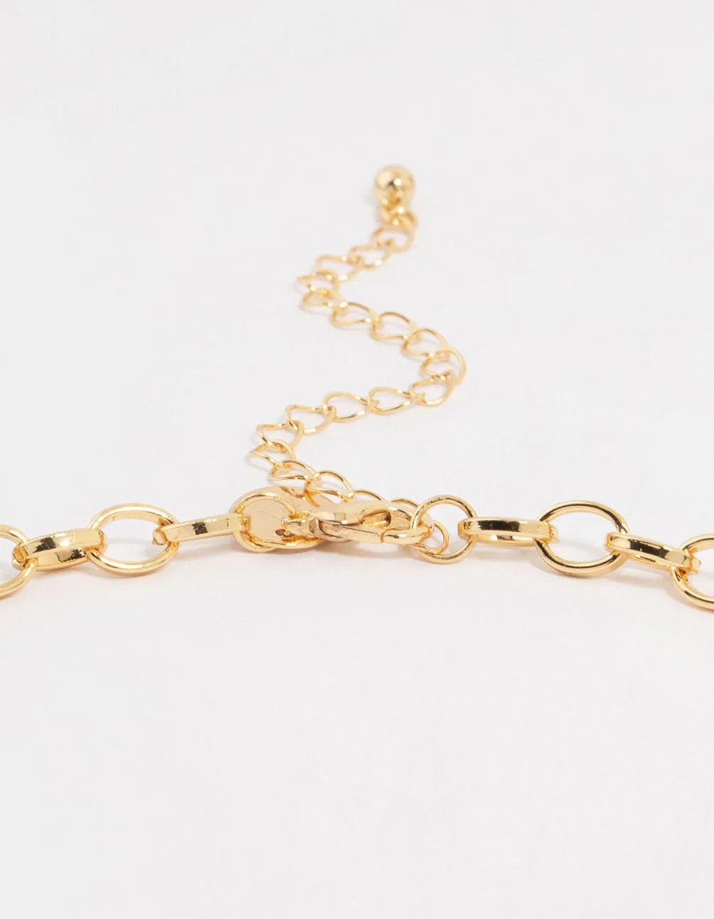 Gold Plated Heart & Sun Charm Necklace sold by lovisa product image thumbnail 5