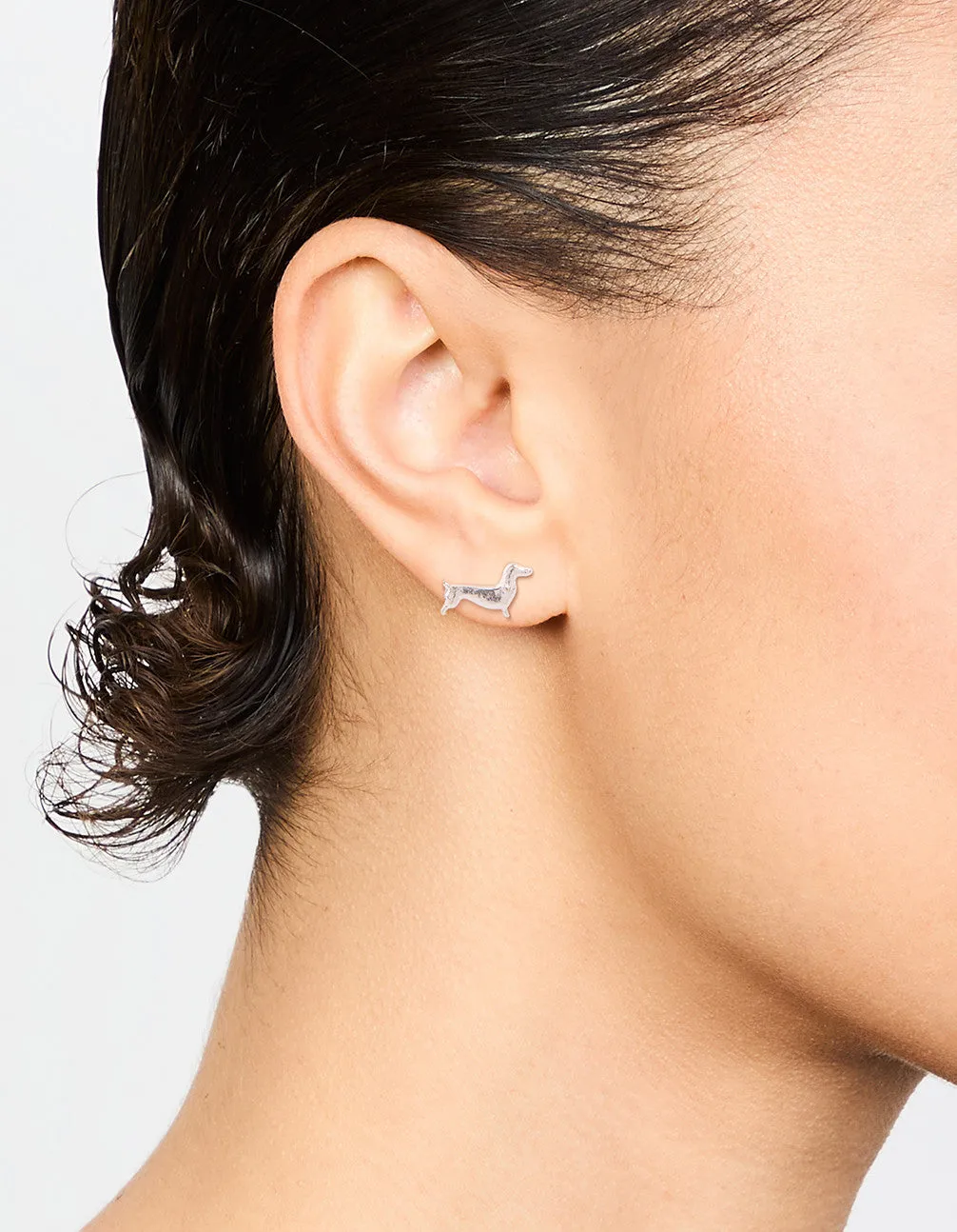Silver Dachshund Stud Earrings sold by lovisa product image thumbnail 2