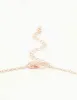 Gold Diamante Butterfly Drop Charm Necklace sold by lovisa