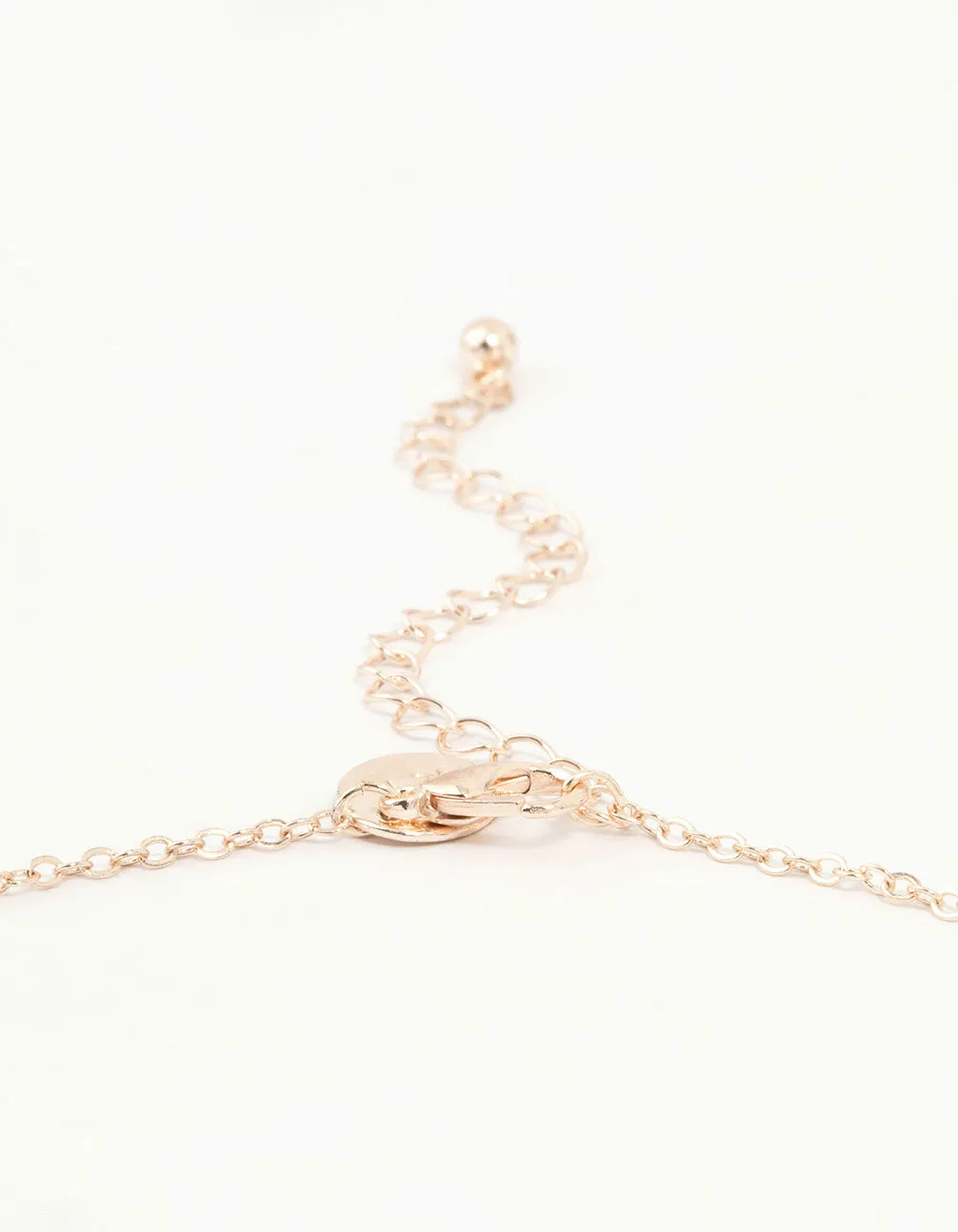 Gold Diamante Butterfly Drop Charm Necklace sold by lovisa product image thumbnail 5
