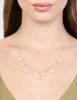 Gold Diamante Butterfly Drop Charm Necklace sold by lovisa