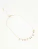 Gold Diamante Butterfly Drop Charm Necklace sold by lovisa