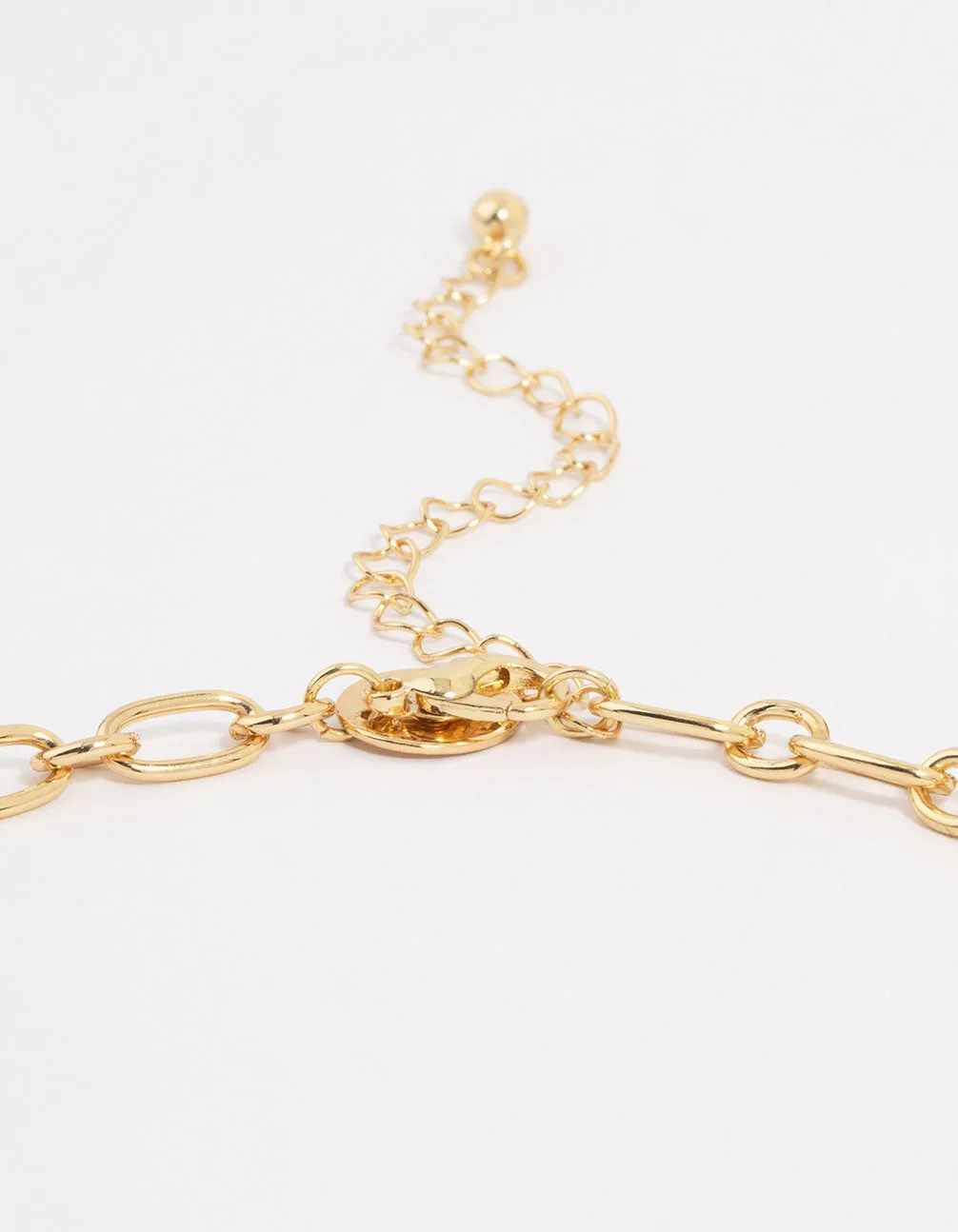 Gold Plated Heart & Cherry Charm Necklace sold by lovisa product image thumbnail 5