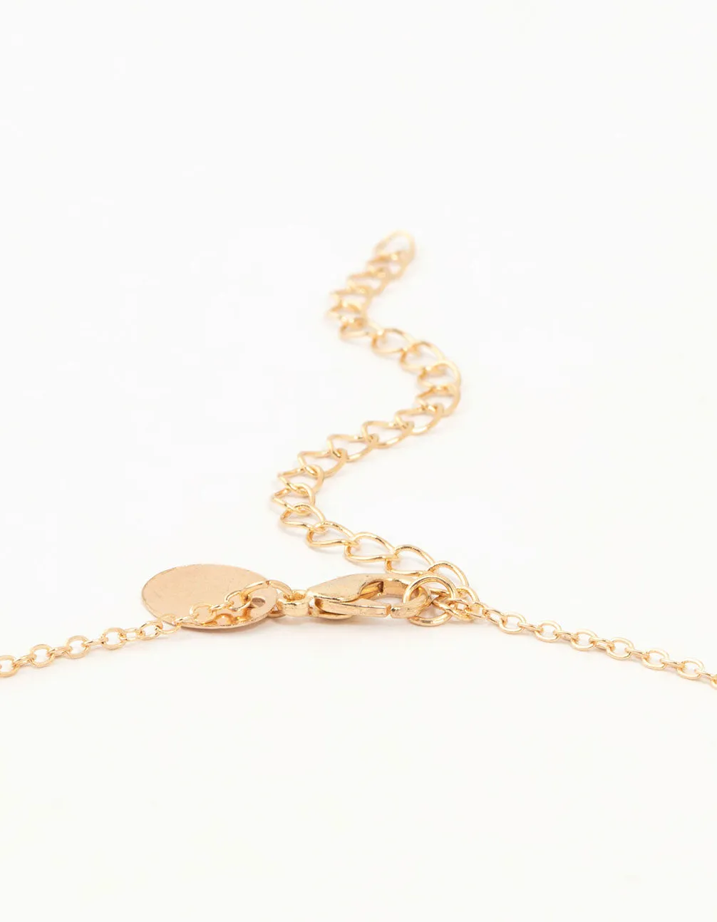 Gold Diamante Pearl Butterfly Y-Necklace sold by lovisa product image thumbnail 5