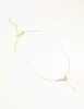 Gold Diamante Pearl Butterfly Y-Necklace sold by lovisa