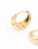 Waterproof Gold Plated Stainless Steel Diamante Huggie Earrings sold by lovisa