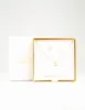 Gold Plated Diamante Square Necklace & Earrings Set sold by lovisa