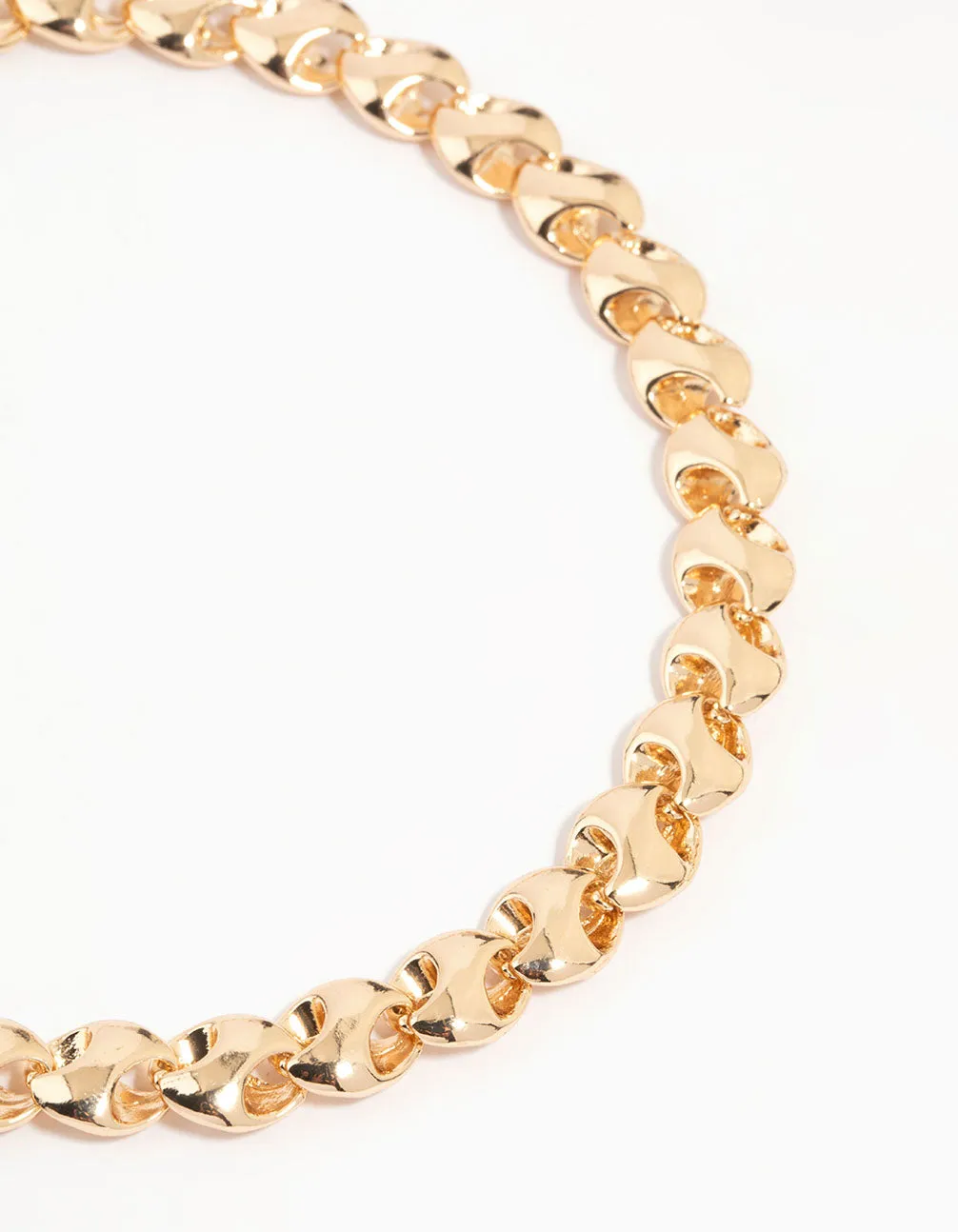 Gold Chain Choker Necklace sold by lovisa product image thumbnail 2