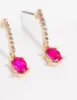 Gold Pink Diamante Clover Stud Earrings 3-Pack sold by lovisa