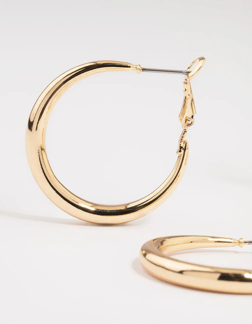 Gold Smooth Huggie Hoop Earrings 3-Pack sold by lovisa product image thumbnail 2