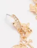 Gold Cherub Heart Cross Huggie Earrings sold by lovisa