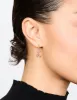 Gold Cherub Heart Cross Huggie Earrings sold by lovisa