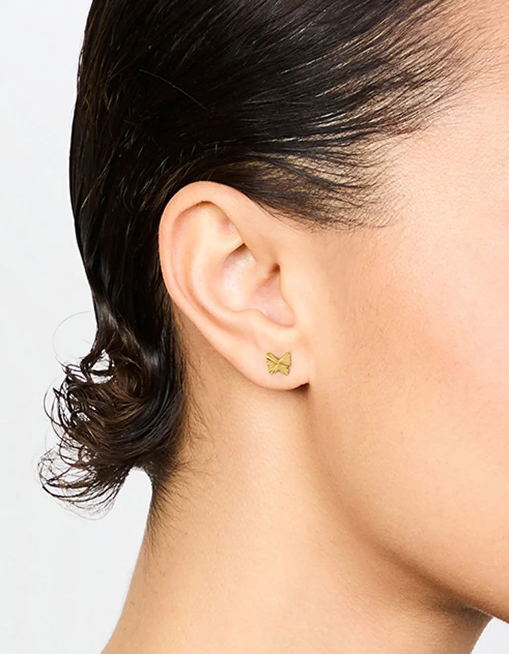 Gold Plated Sterling Silver Butterfly Stud Earrings sold by lovisa product image thumbnail 2