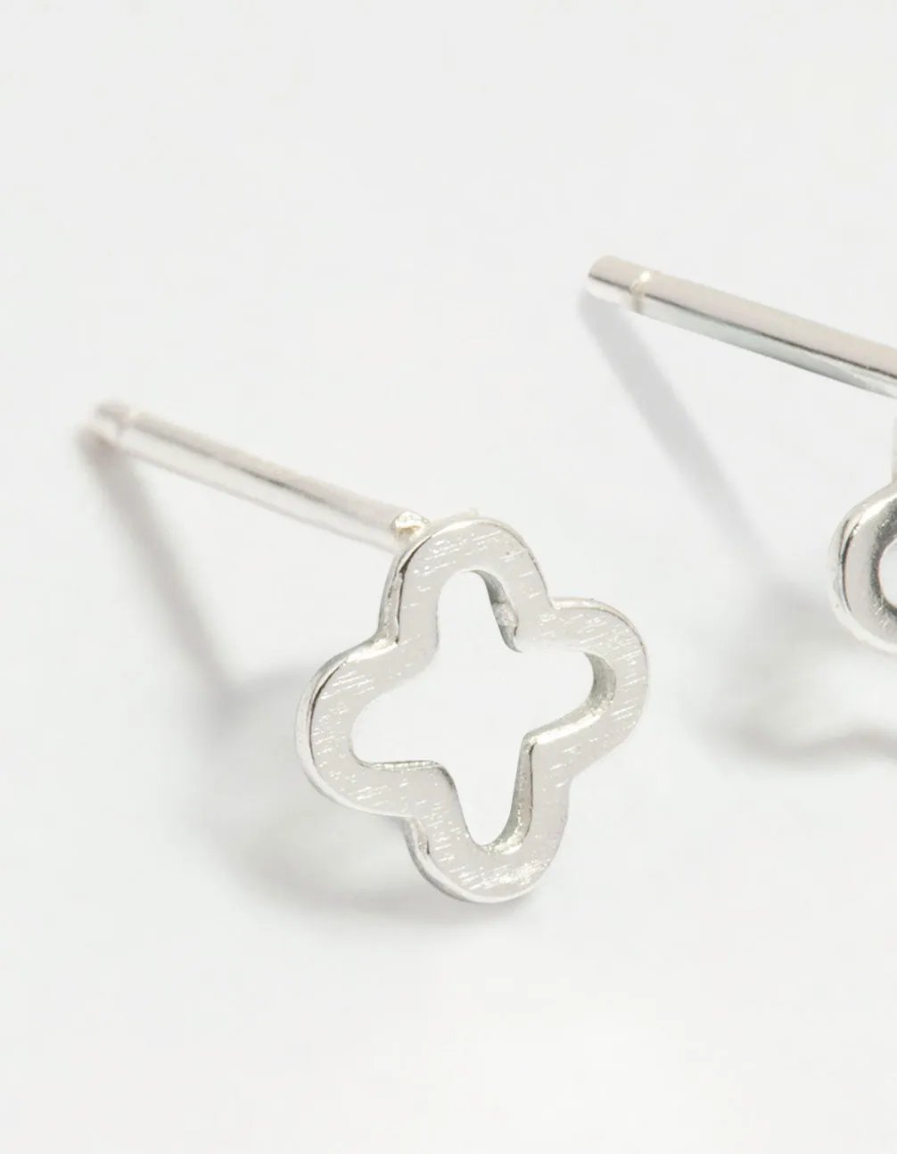 Sterling Silver Flower Outline Stud Earrings sold by lovisa product image thumbnail 2