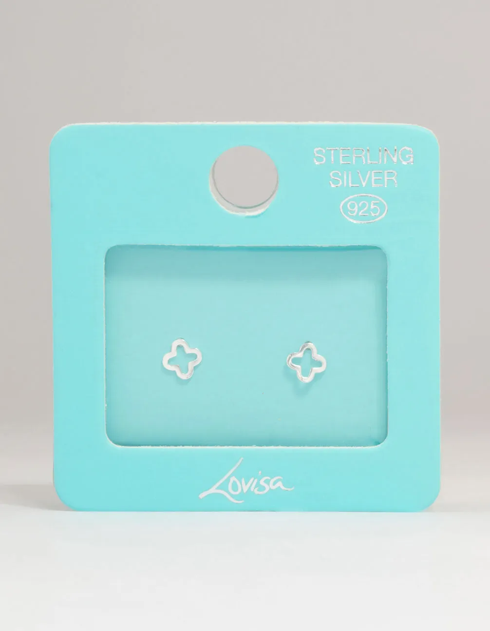 Sterling Silver Flower Outline Stud Earrings sold by lovisa product image thumbnail 3