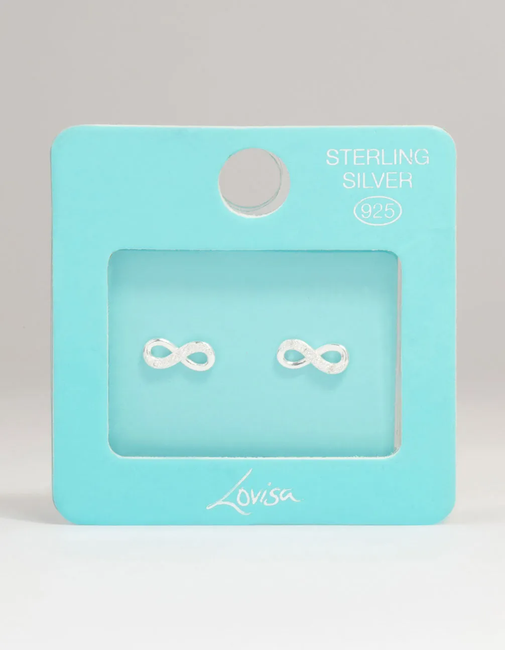 Sterling Silver Cubic Zirconia Infinity Stud Earrings sold by lovisa product image thumbnail 3