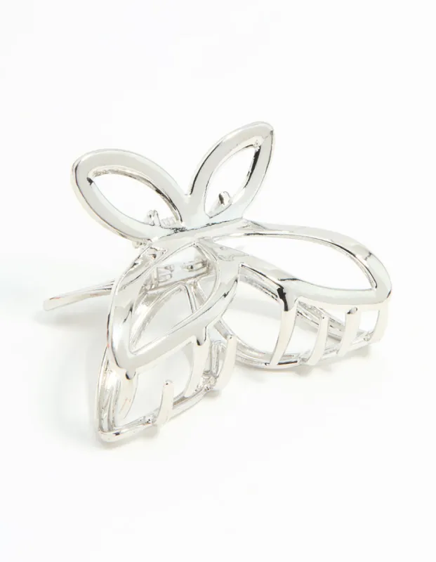 Silver Butterfly Claw Clip sold by lovisa