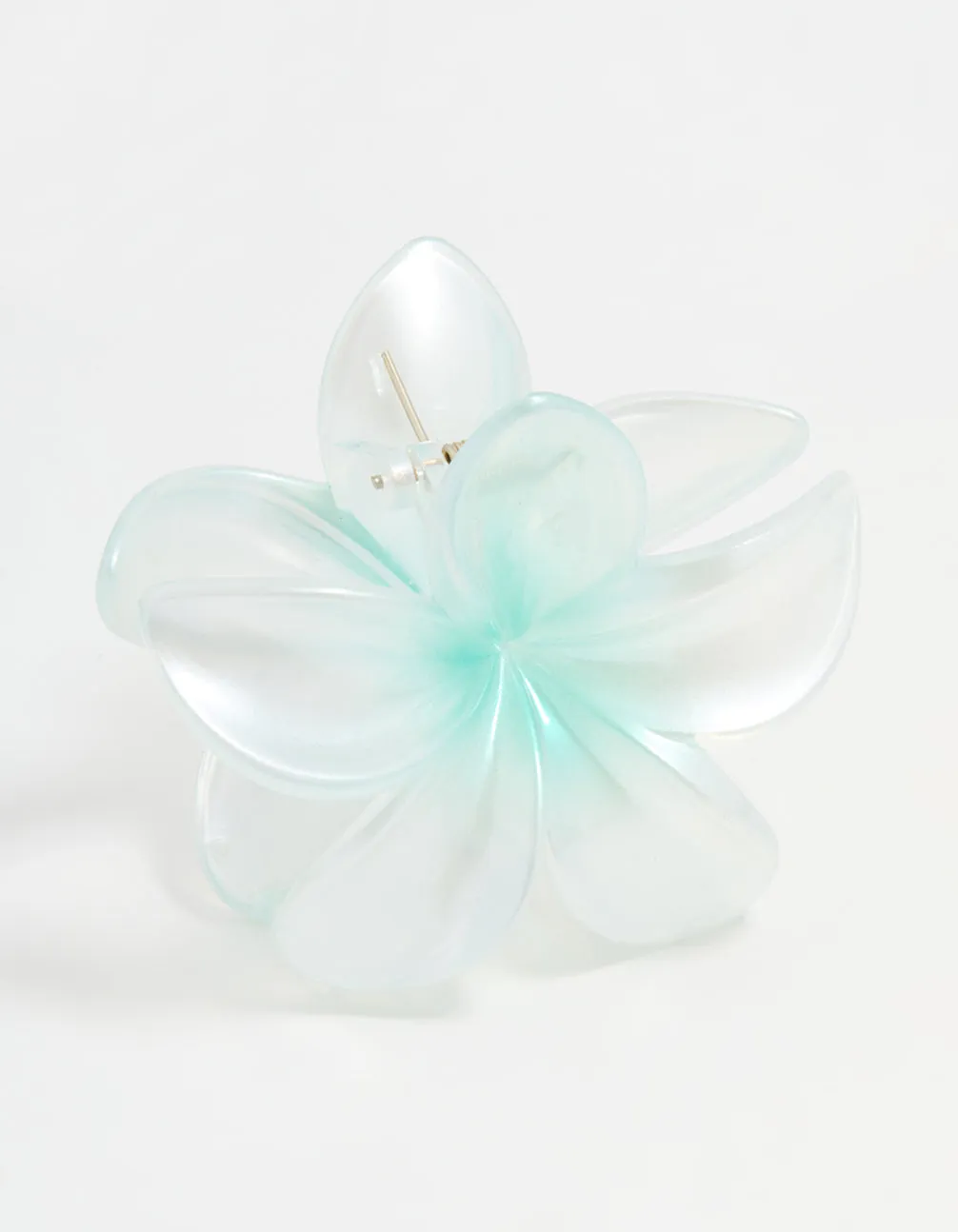 Blue Ombre Pearlised Frangipani Flower Claw Clip sold by lovisa product image thumbnail 2