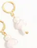 Gold Plated Pearl Beaded Mushroom Huggie Earrings sold by lovisa