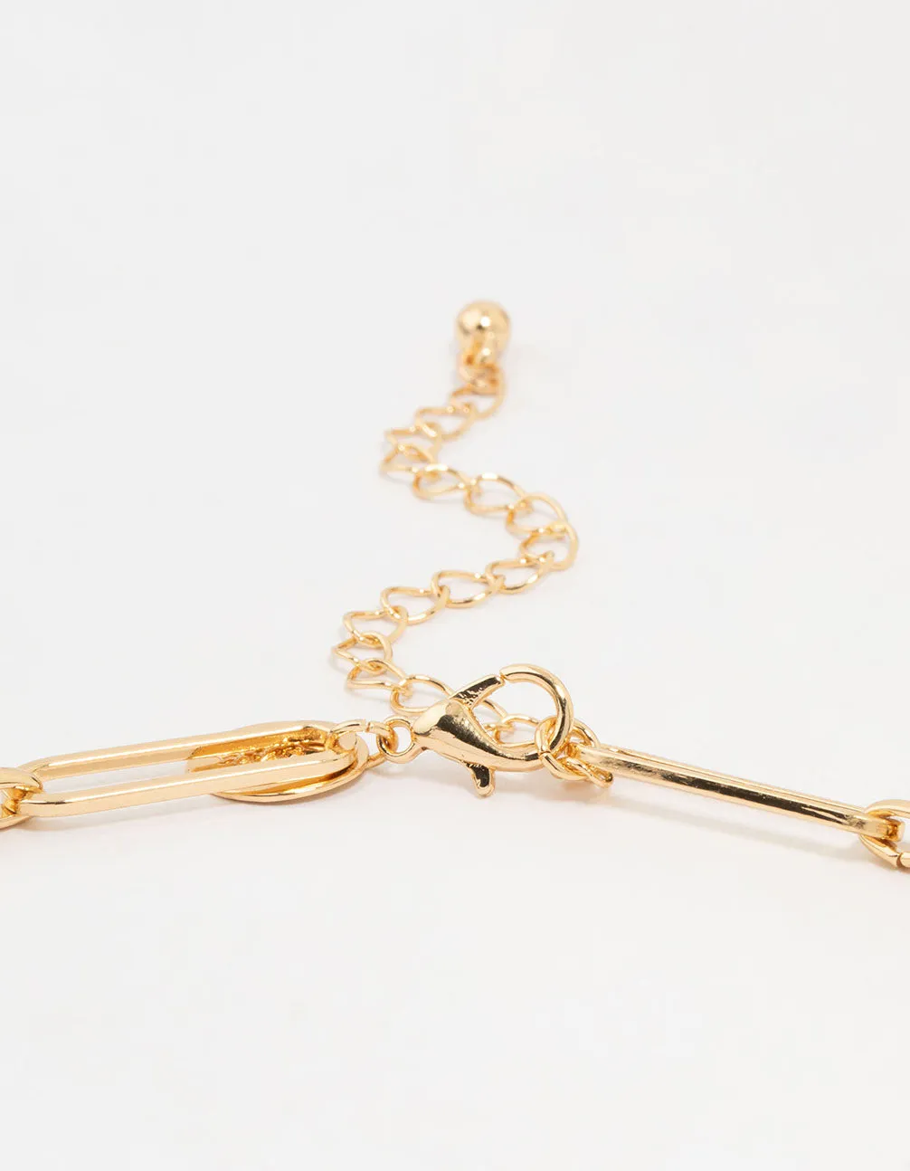 Gold Plated Mixed Link Necklace sold by lovisa product image thumbnail 5