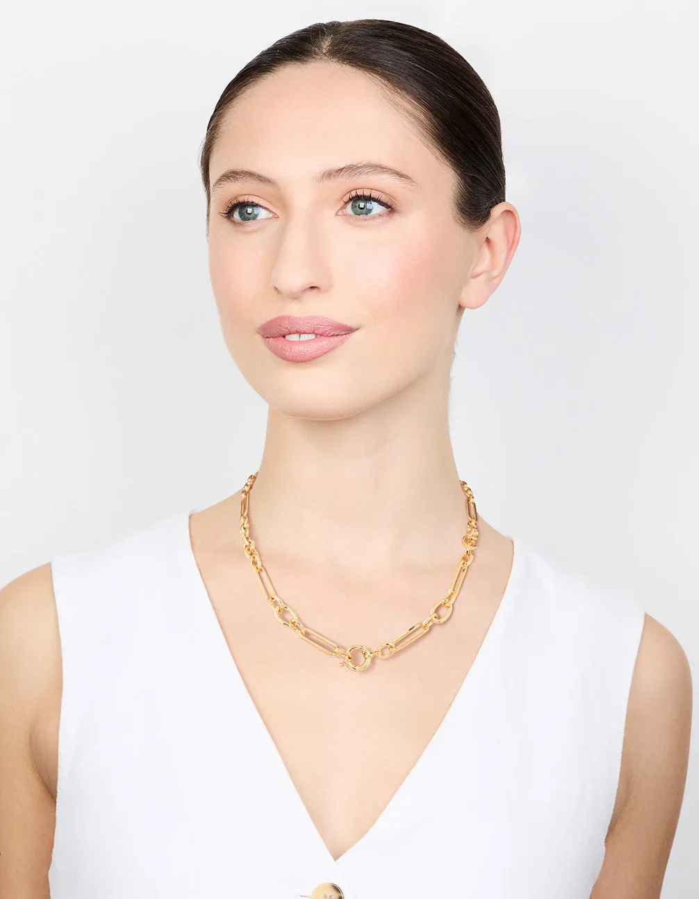 Gold Plated Mixed Link Necklace sold by lovisa product image thumbnail 3