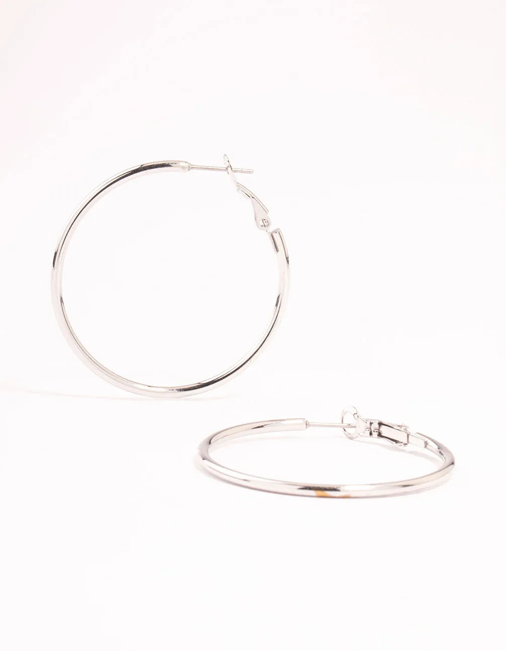 Surgical Steel Thin Hoop Earrings sold by lovisa