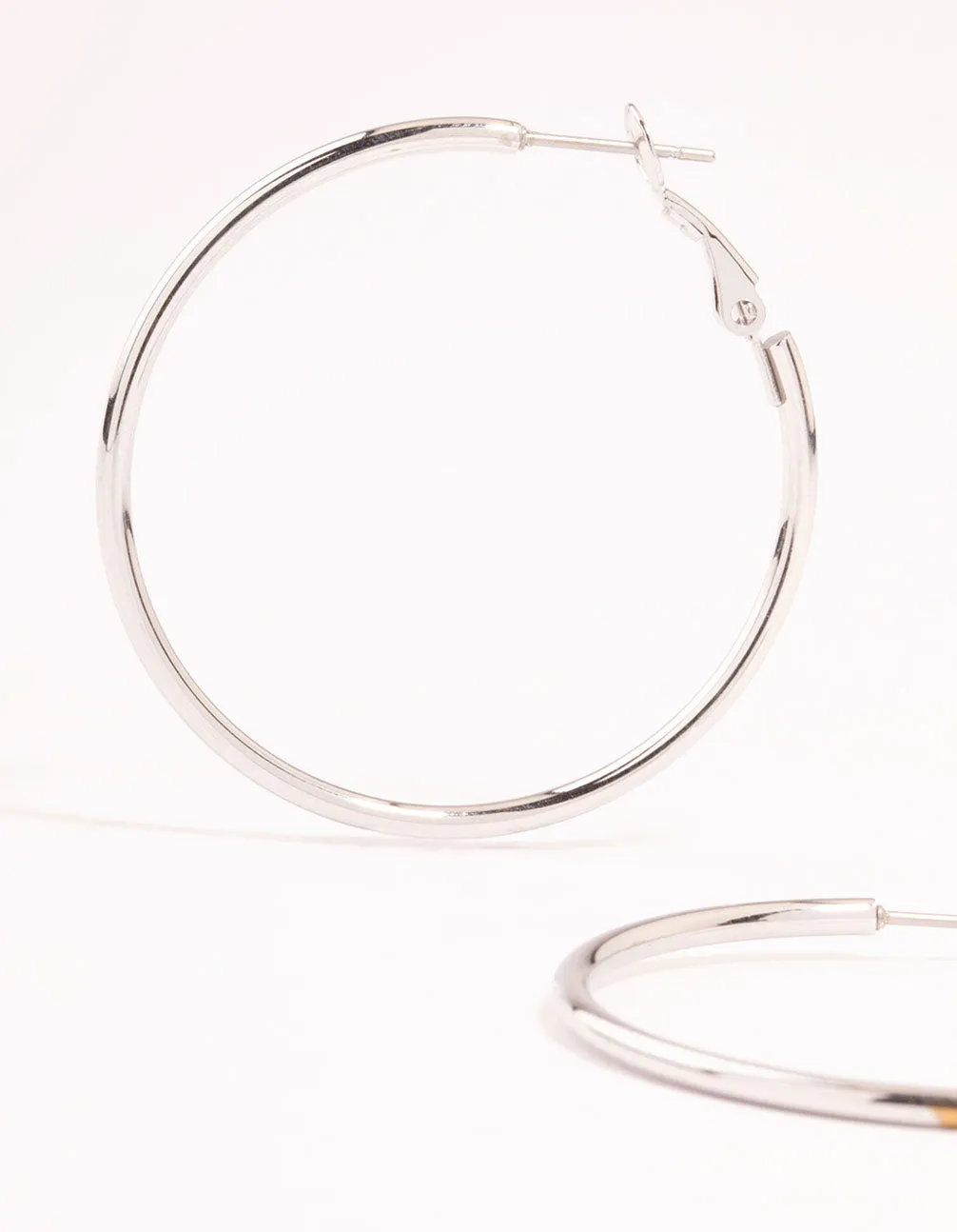 Surgical Steel Thin Hoop Earrings sold by lovisa product image thumbnail 2