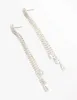 Diamante Cup Chain Drop Silver Earrings sold by lovisa