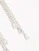 Diamante Cup Chain Drop Silver Earrings sold by lovisa