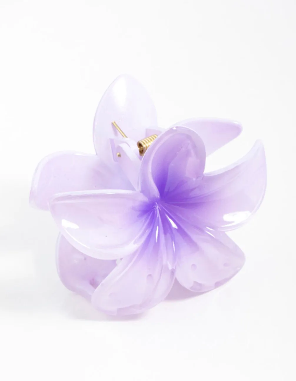 Purple Frangipani Hair Claw Clip sold by lovisa product image thumbnail 2