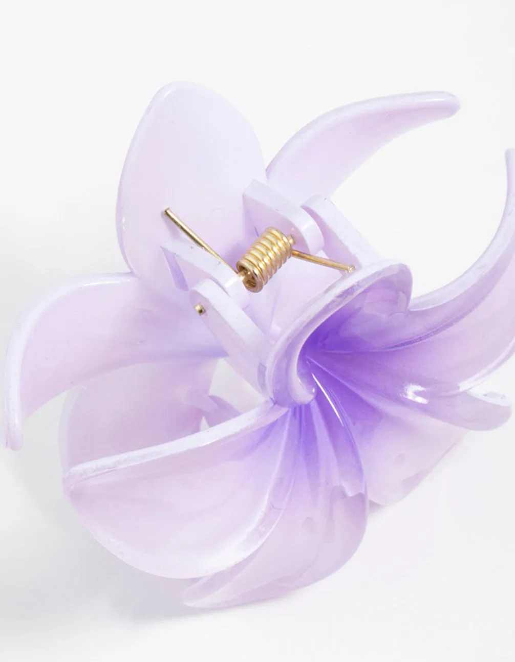 Purple Frangipani Hair Claw Clip sold by lovisa product image thumbnail 3