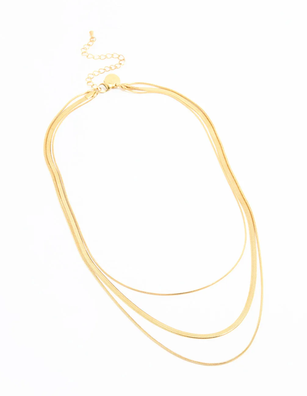Waterproof Gold Plated Stainless Steel Chain Layered Necklace sold by lovisa product image thumbnail 2