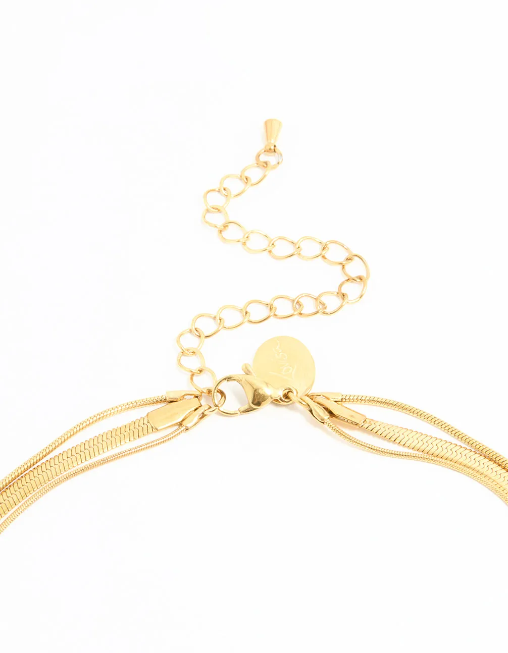 Waterproof Gold Plated Stainless Steel Chain Layered Necklace sold by lovisa product image thumbnail 3