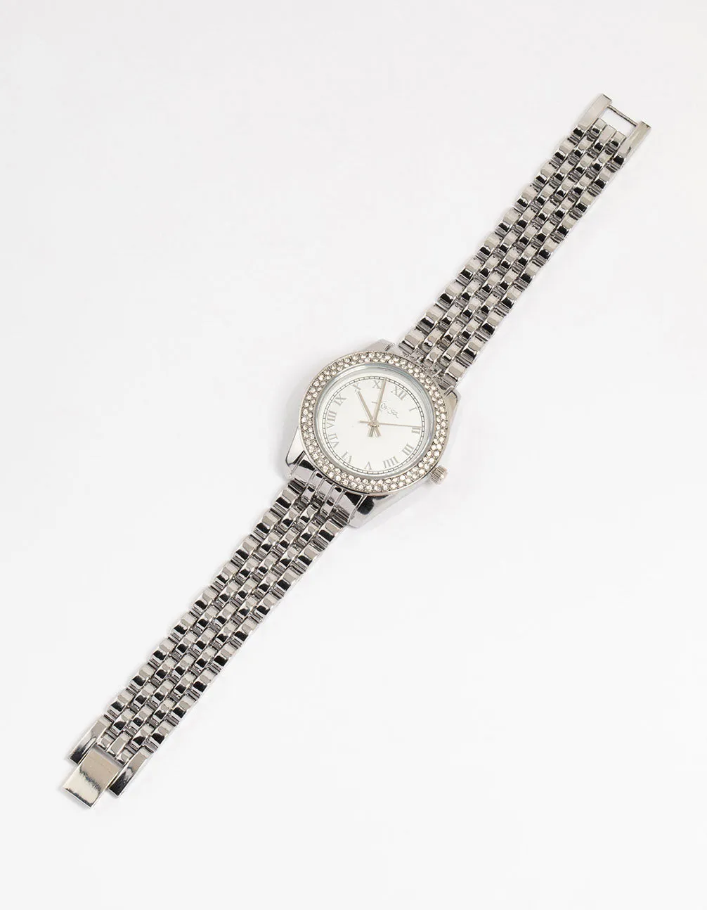 Silver Diamante Medium Watch sold by lovisa product image thumbnail 2