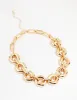 Gold Bold Round Chunky Chain Necklace sold by lovisa